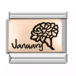 Month With Flower Charm