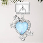 Blue Butterfly Heart