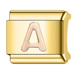 Letters in Gold on Golden Charm