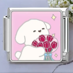 Tulip Hug Charm