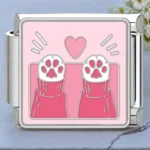 Paw Heart Charm