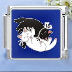 Twin Cats Charm