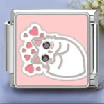 Blushing Hearts Charm