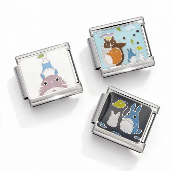 3 Totoro Charms kit