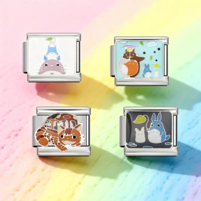 4 Totoro Charms kit