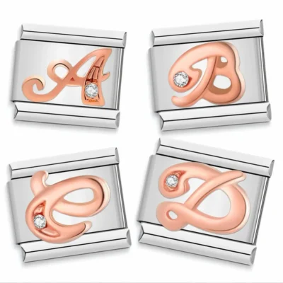 Letters in Rose Gold with Stones Letters in Rose Gold with Stones