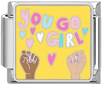 You Go Girl Charms