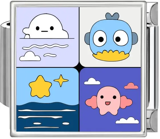 13_O1CN010gN97R286TIID4YZ8_!!2206440457883-0-cib Ocean Whimsy Charm Trio