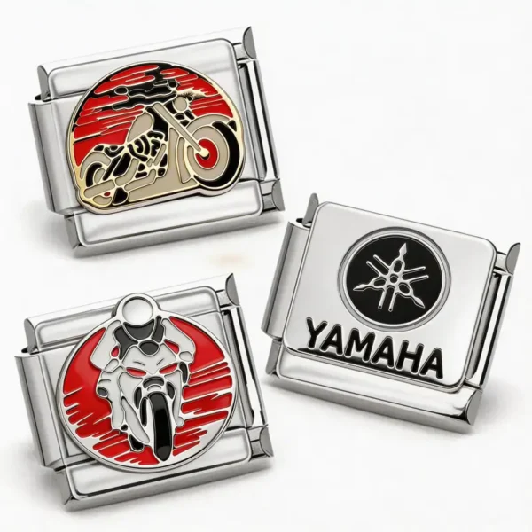 charm-kit-027 Yamaha Moto Icons: 3-Piece Collector's Set