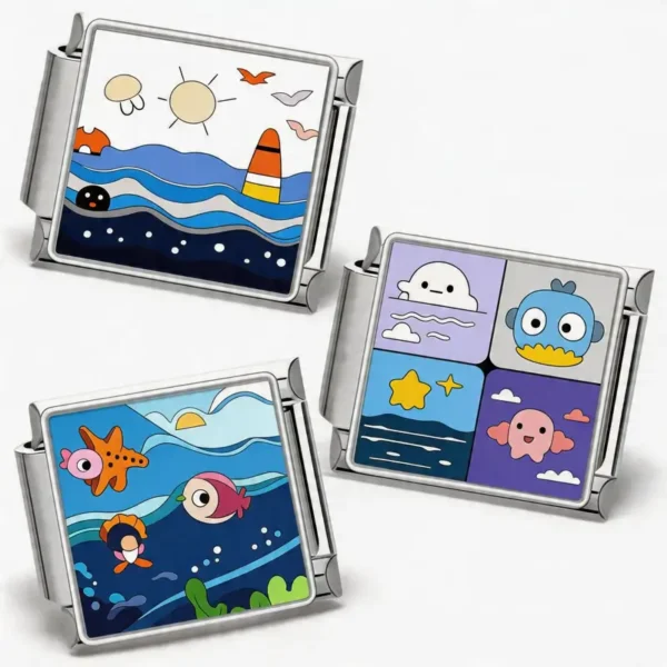 charm-kit-041 Ocean Whimsy Charm Trio