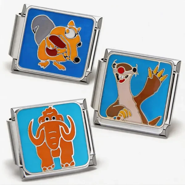 charm-kit-045 Ice Pals Badge Set