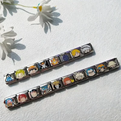 18 pcs One Piece Ultimate Charm Bracelet Set