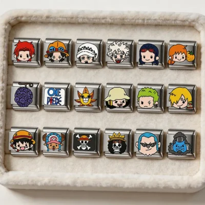 One Piece 18 Charm Bracelet Set