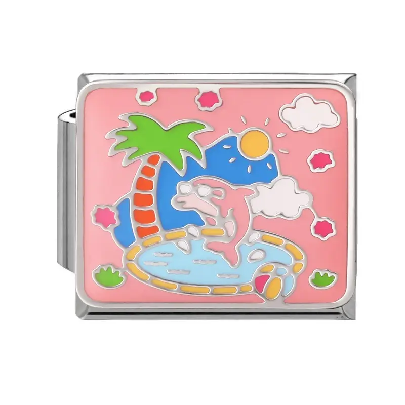 lovincharm-008 Sea Turtle Coral Reef