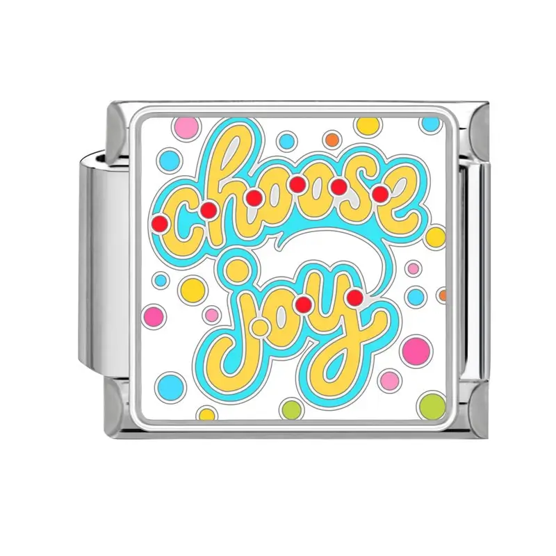 lovincharm-036 Choose Joy Colorful Dots