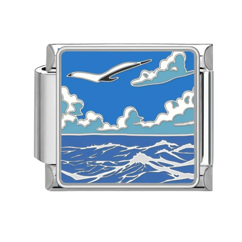 lovincharm-045 Seagull Cloud Ocean