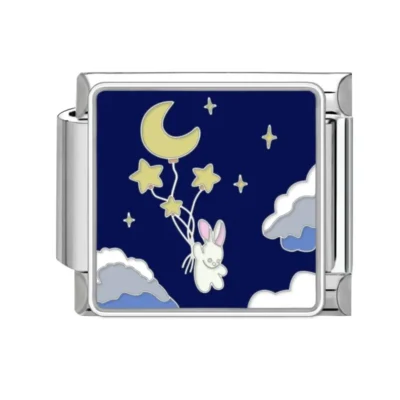 lovincharm-070 Bunny Moon Star Balloons