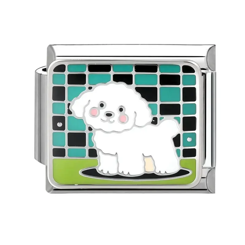 lovincharm-102 Mosaic Tile Pup