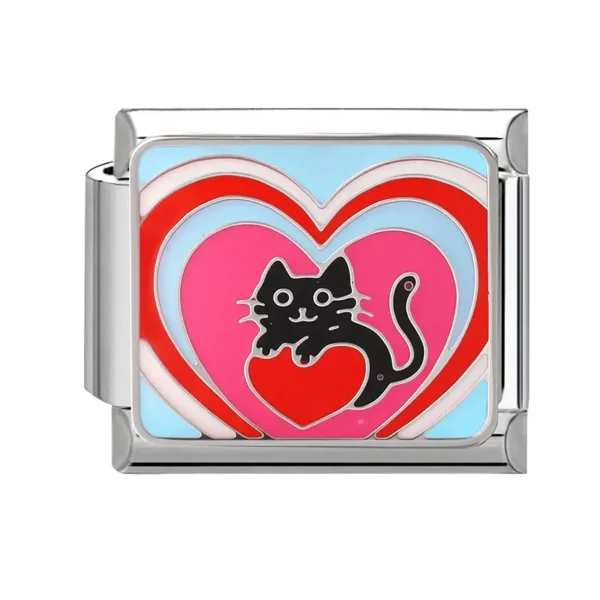 White Cat Purple Heart