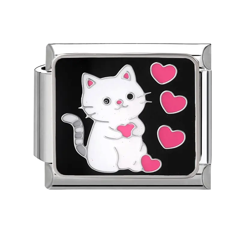 lovincharm-140 Calico Cat Big Heart