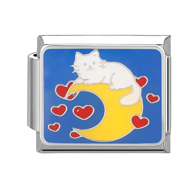 lovincharm-164 Cat Cloud Hearts