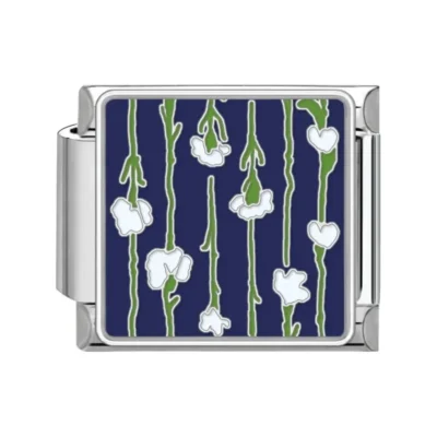 lovincharm-192 Drooping White Bell Flowers