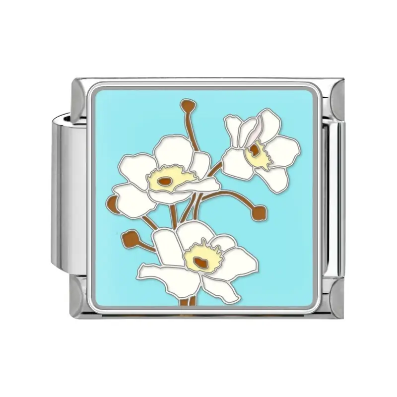 lovincharm-193 White Dogwood Flower Cluster