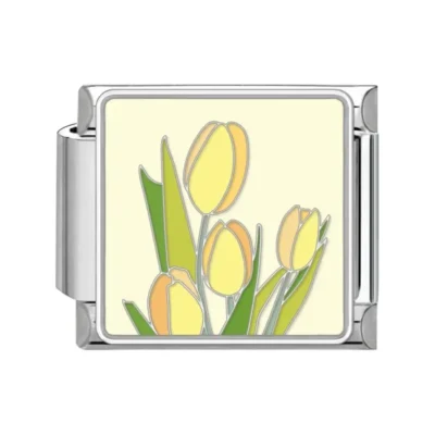 lovincharm-194 Yellow Tulip Flower Buds