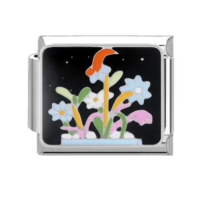 lovincharm-223 Abstract Night Flower Art