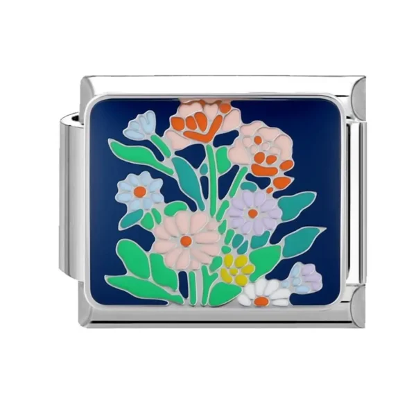 Multicolor Abstract Flower Bouquet