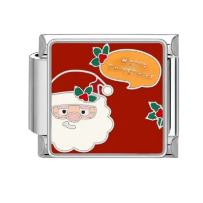 lovincharm-232 Santa Speech Bubble Holly