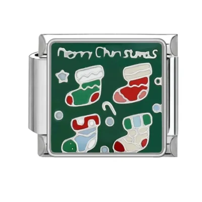 lovincharm-235 Four Stockings Merry Christmas