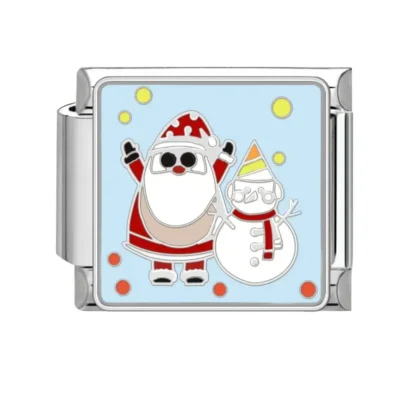 lovincharm-241 Santa Snowman Glasses Friends