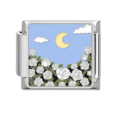 lovincharm-261 Moonlit White Roses