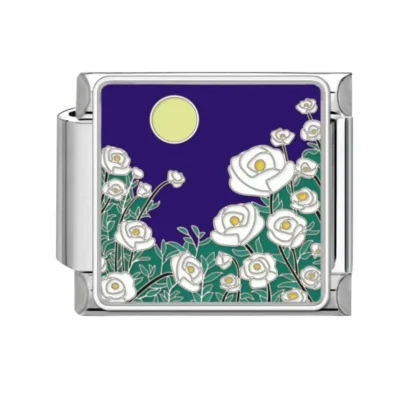 White Roses Full Moon
