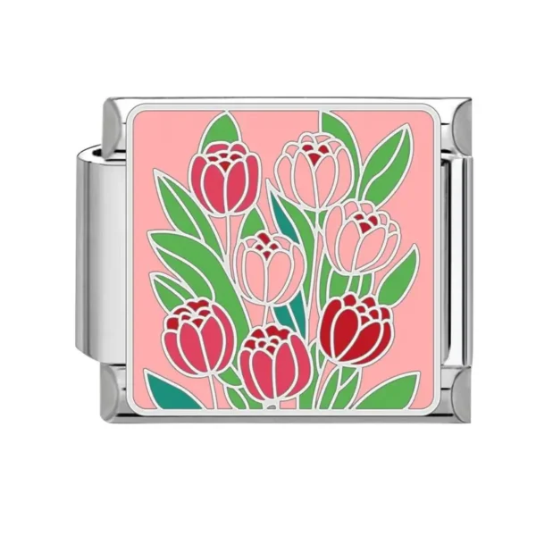 Pink Red Tulip Flowers